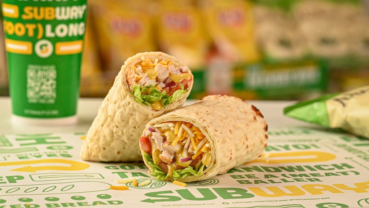 Sweet Onion Chicken Teriyaki Wrap — Subway Lavash Wrap price and nutrition