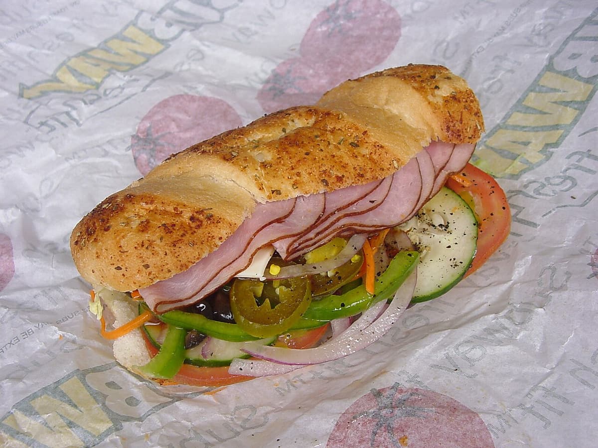 Black Forest Ham Sub — Subway Classic menu price and nutrition