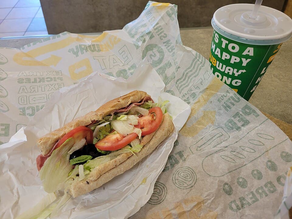 Halal Italian B.M.T. Sub — Subway Halal menu price and nutrition
