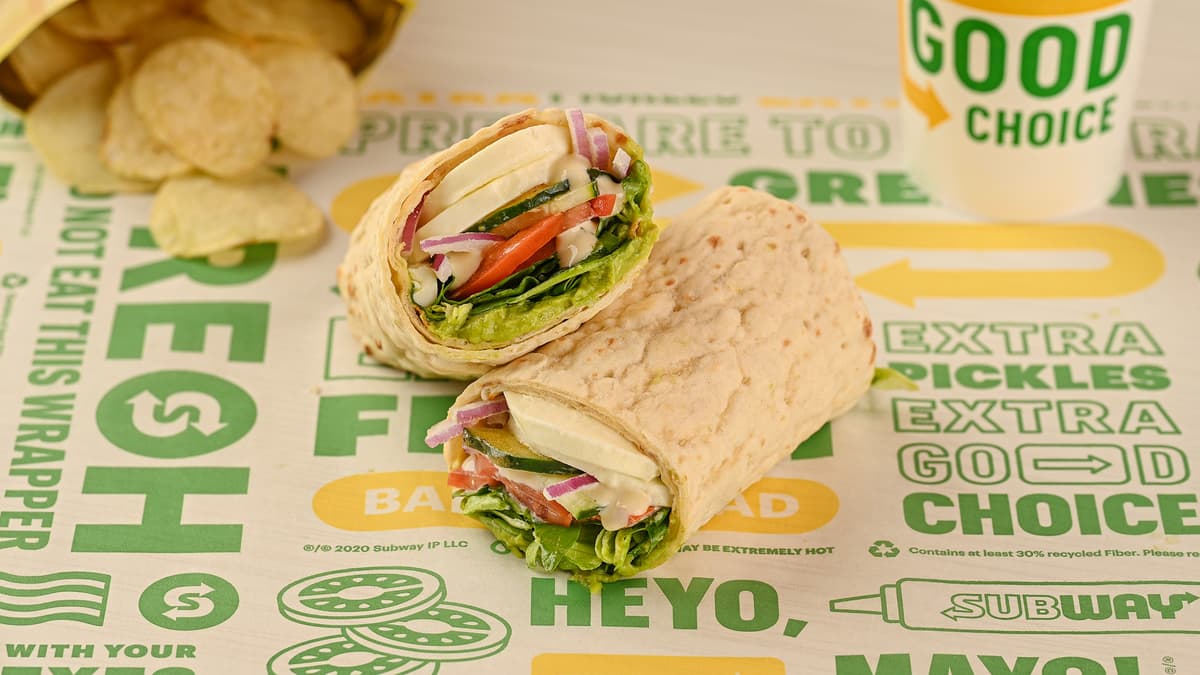 Veggie Delite Lavash Wrap — Subway Lavash Wrap price and nutrition
