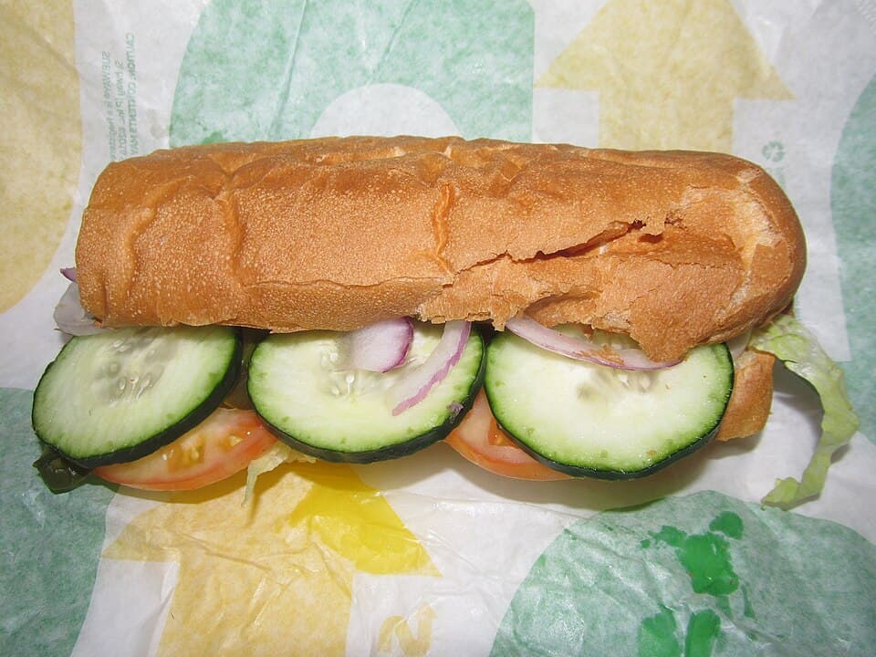 Veggie Delite® Sub — Subway Classic menu price and nutrition